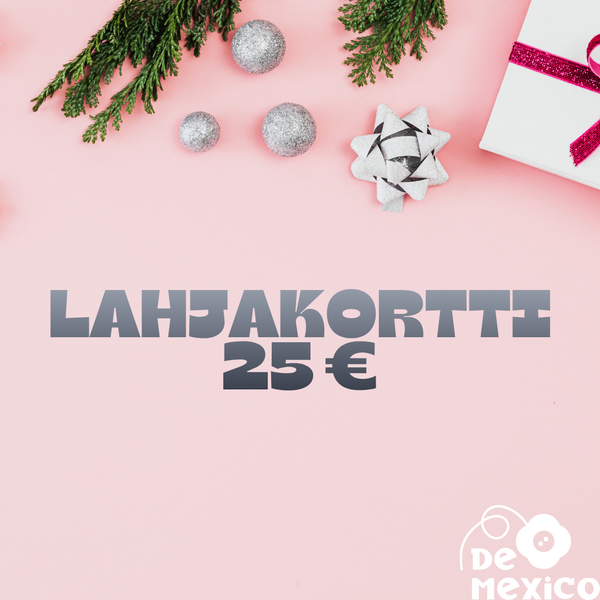 DIGITAALINEN LAHJAKORTTI 25&euro;
