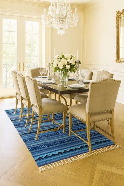 MATTO SATEET JA VUORET, SININEN 80x150