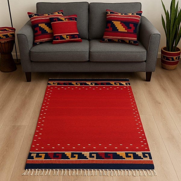 VILLAMATTO PUNAINEN 80x150